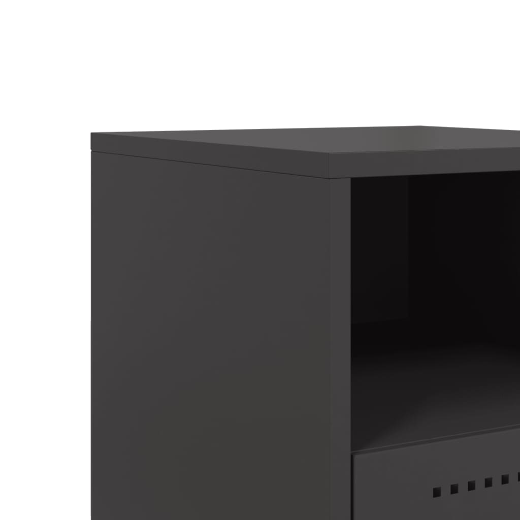 Bedside Cabinets 2 Pcs 36X39X60.5 Cm Steel
