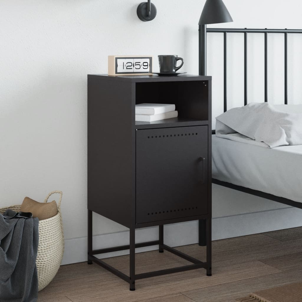 Bedside Cabinet 36X39X78 Cm Steel