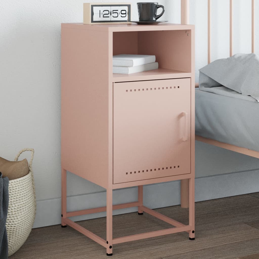 Bedside Cabinet 36X39X78 Cm Steel