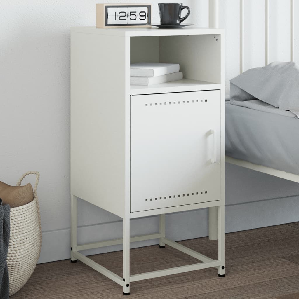 Bedside Cabinet 36X39X78 Cm Steel