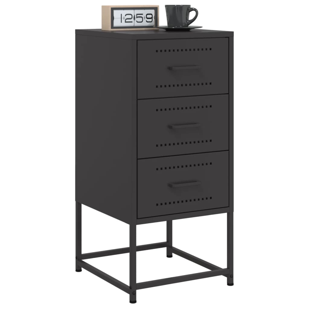 Bedside Cabinets 2 Pcs 36X39X78 Cm Steel