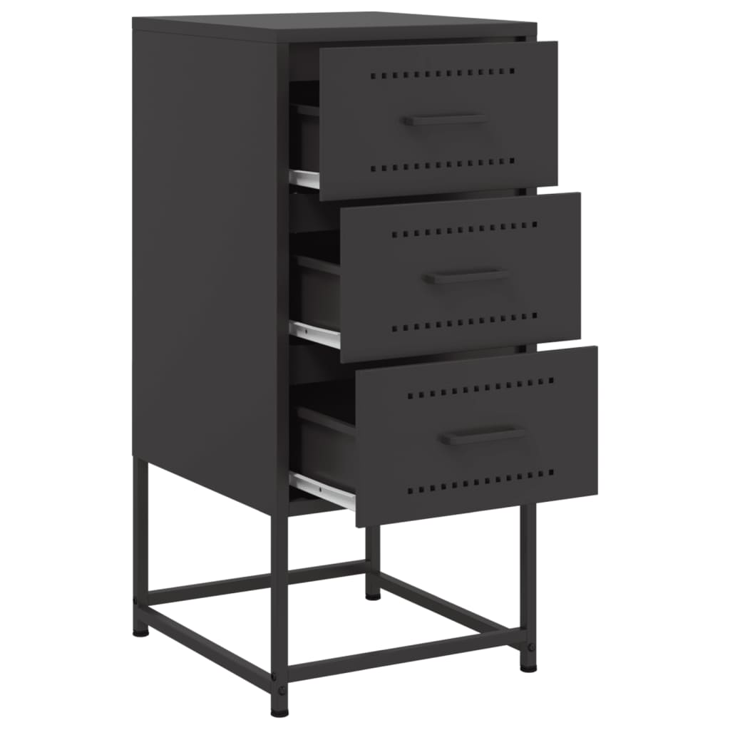 Bedside Cabinets 2 Pcs 36X39X78 Cm Steel