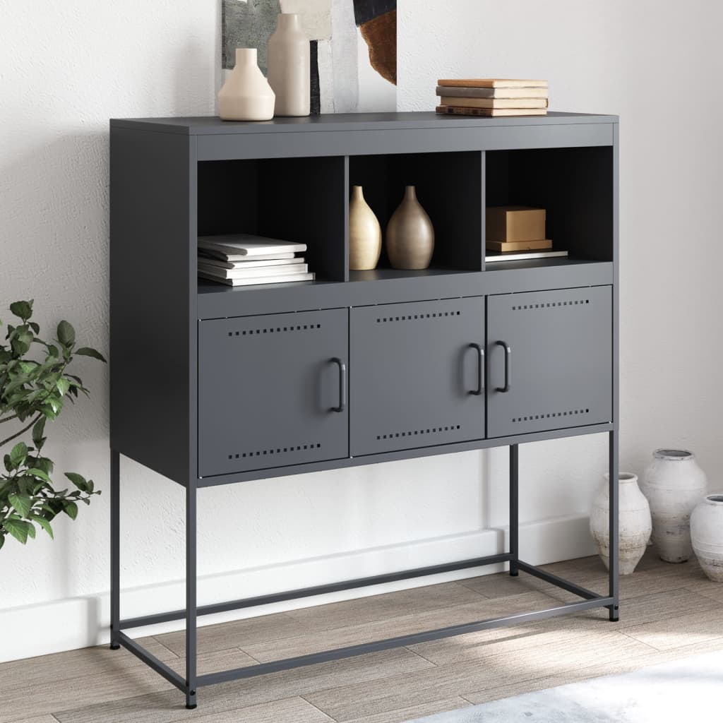 Sideboard Olive 100.5X39X107 Cm Steel