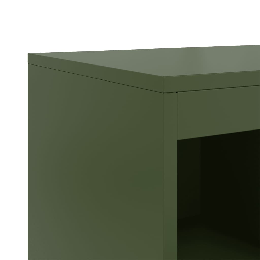 Sideboard Olive 100.5X39X107 Cm Steel