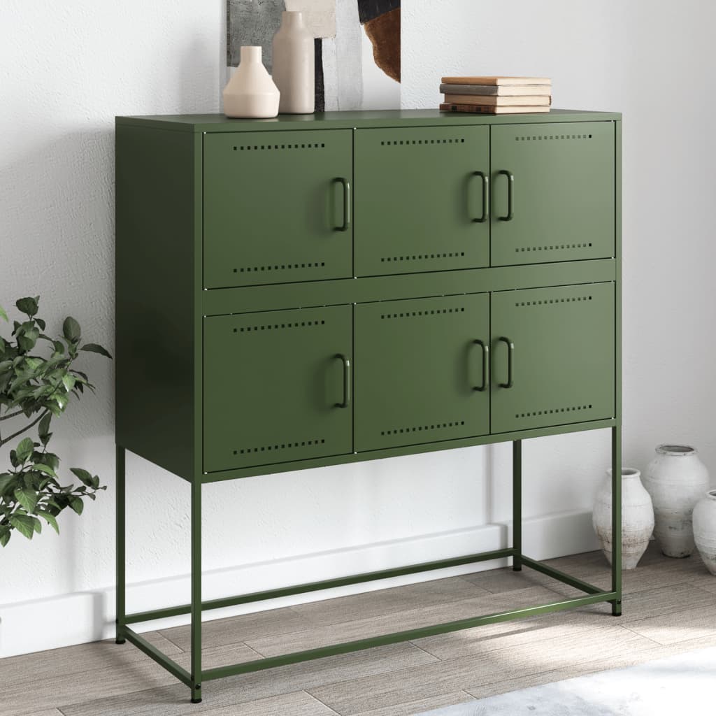 Sideboard 100.5X39X107 Cm Steel