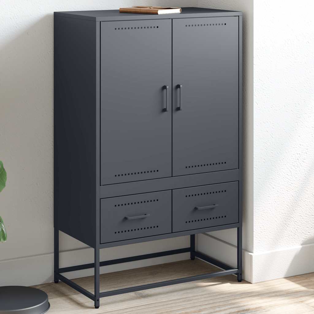 Highboard Olive 68X39X111.5 Cm Steel