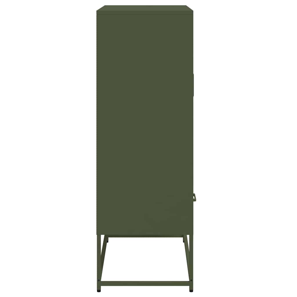 Highboard Olive 68X39X111.5 Cm Steel
