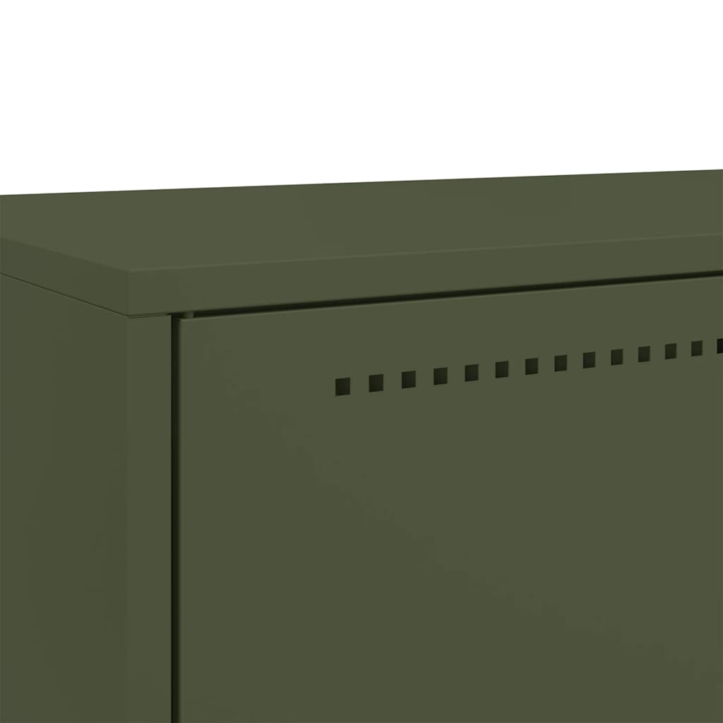 Highboard Olive 68X39X111.5 Cm Steel