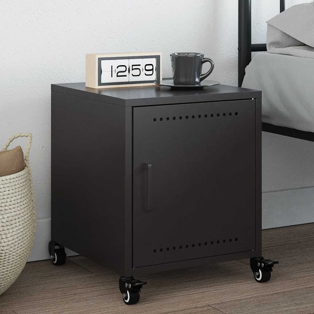 Bedside Cabinets 2 Pcs 36X39X43.5 Cm Steel
