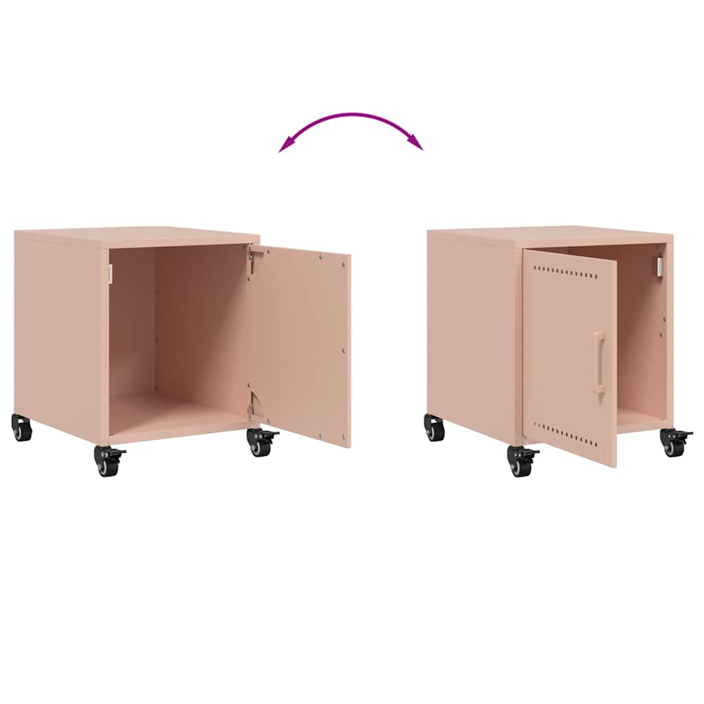Bedside Cabinets 2 Pcs 36X39X43.5 Cm Steel