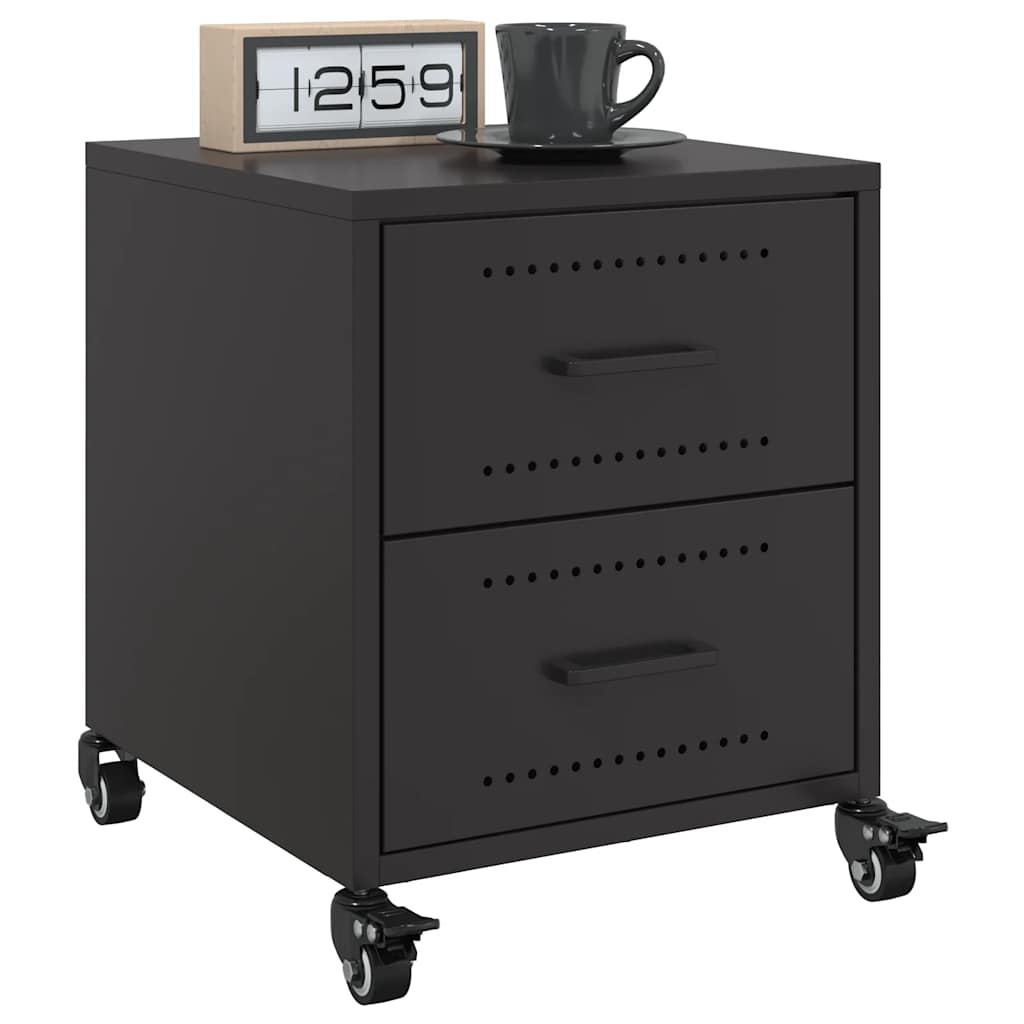 Bedside Cabinets 2 Pcs 36X39X43.5 Cm Steel