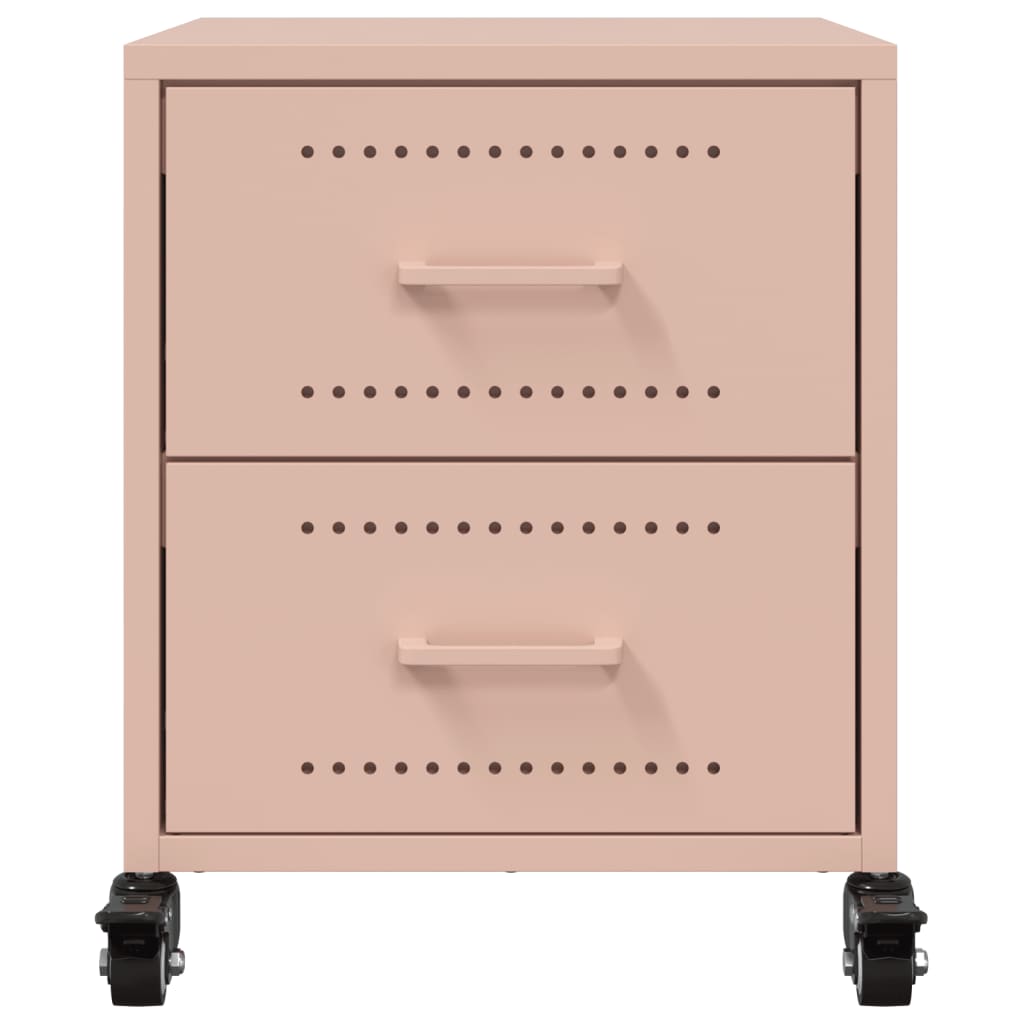 Bedside Cabinets 2 Pcs 36X39X43.5 Cm Steel