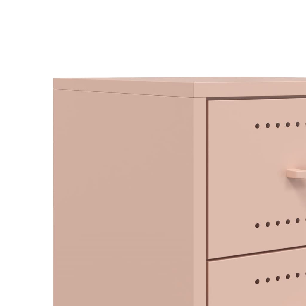 Bedside Cabinets 2 Pcs 36X39X43.5 Cm Steel