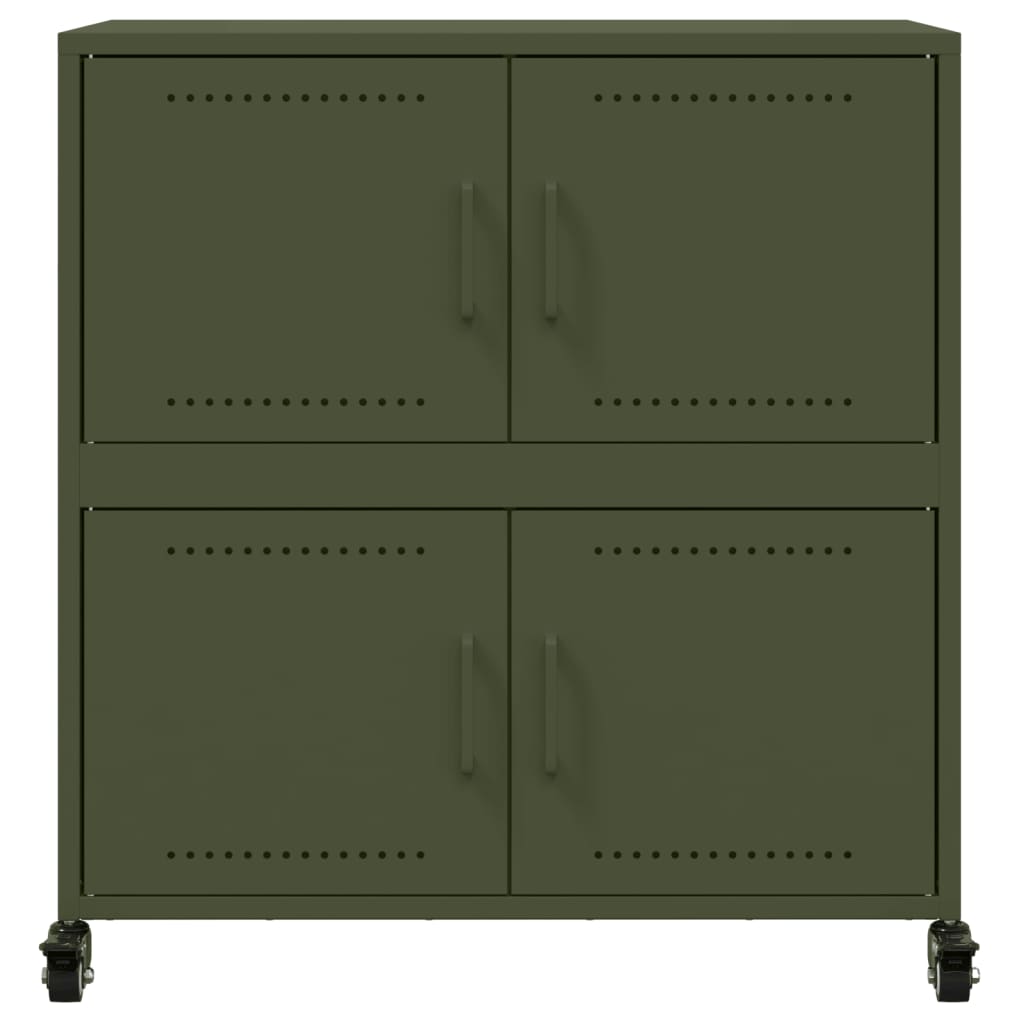 Sideboard Olive 68X39X72 Cm Steel