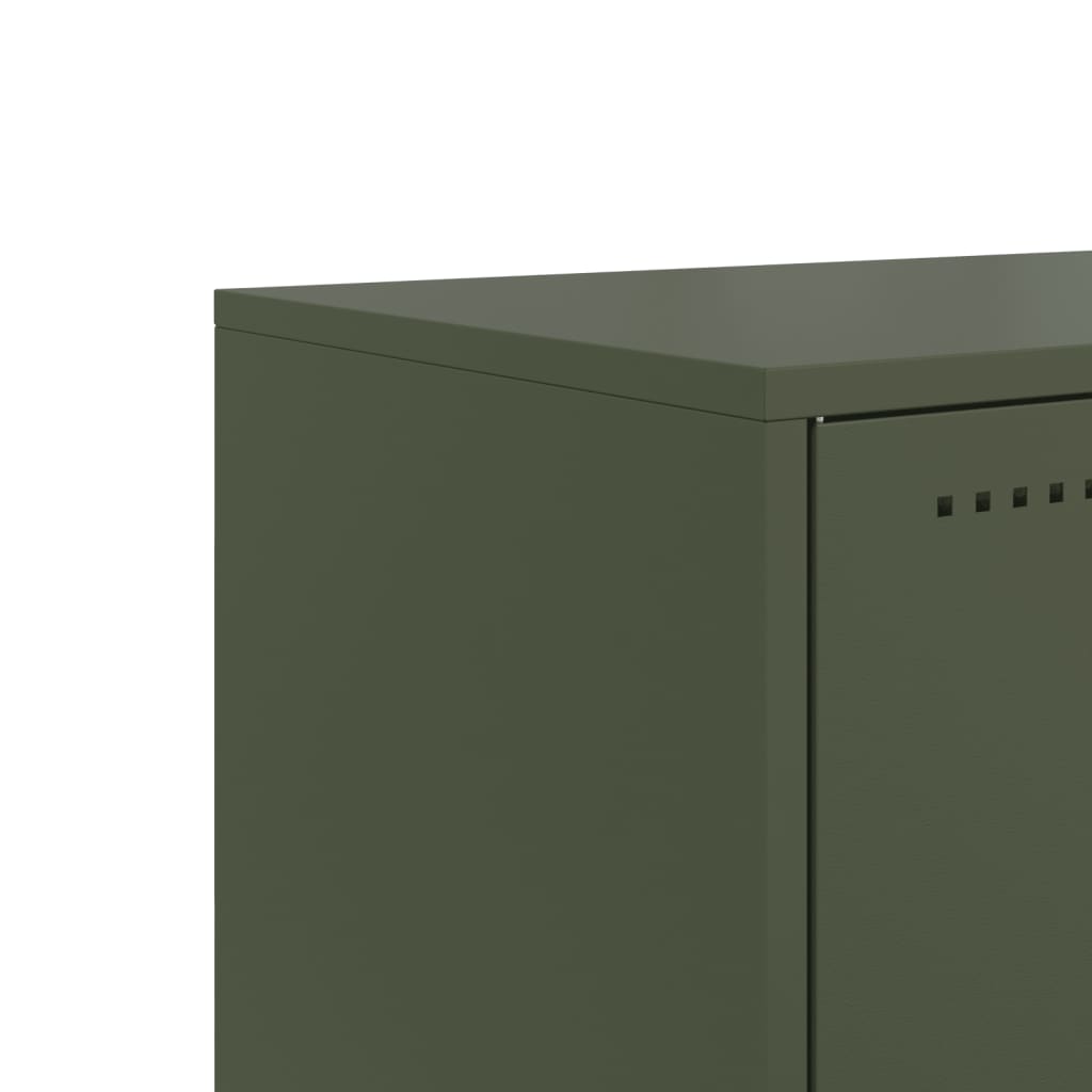Tv Cabinet Olive 100.5X39X43.5 Cm Steel