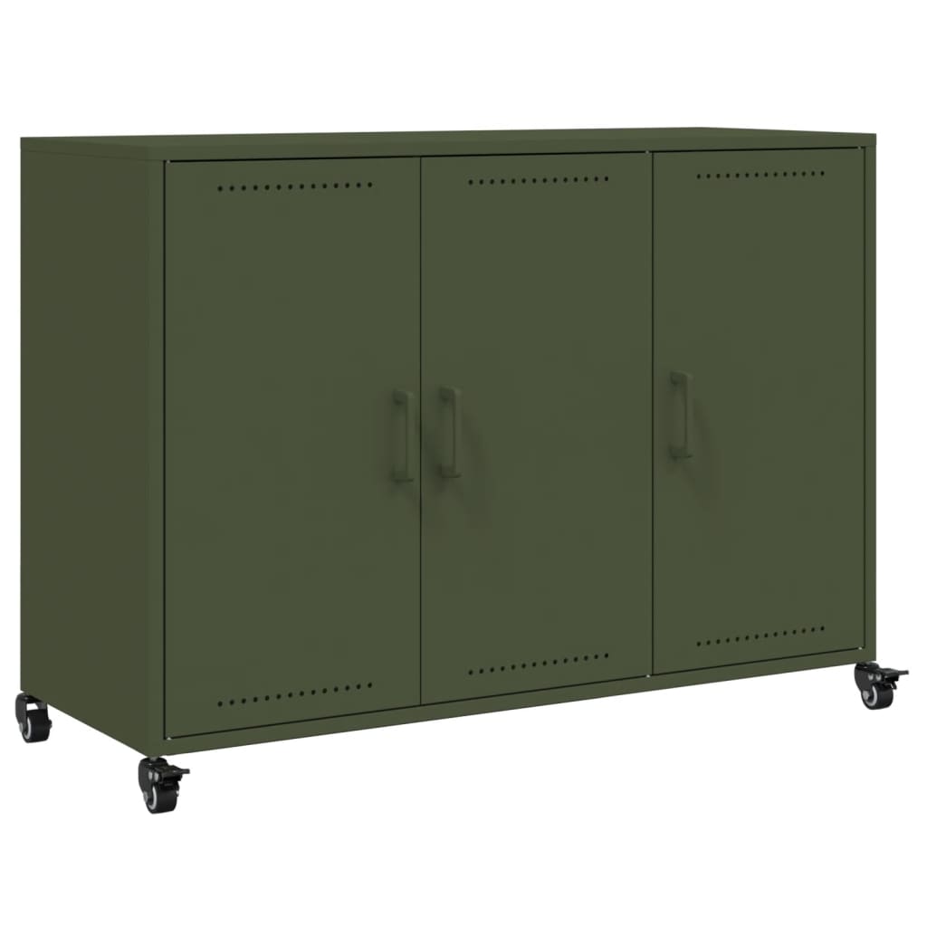 Sideboard Olive 100.5X39X72 Cm Steel
