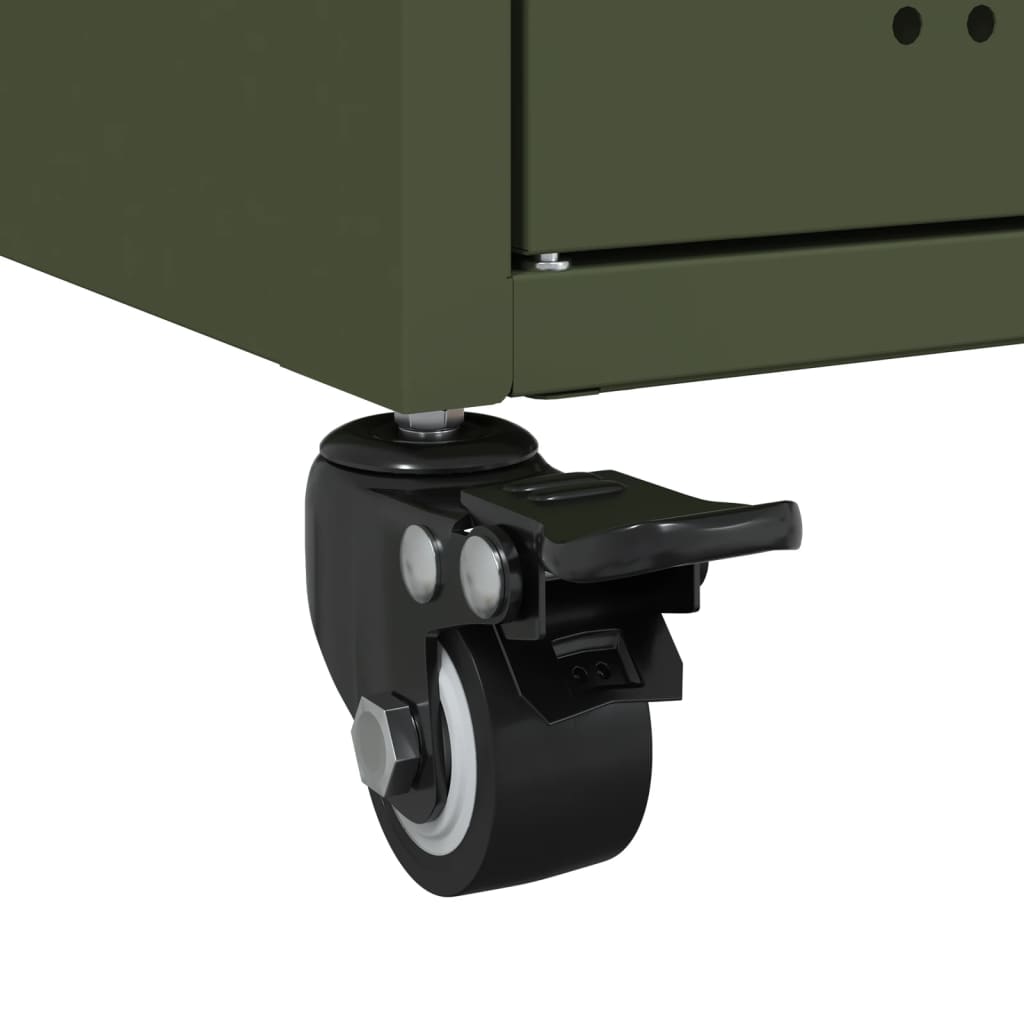 Sideboard Olive 100.5X39X72 Cm Steel