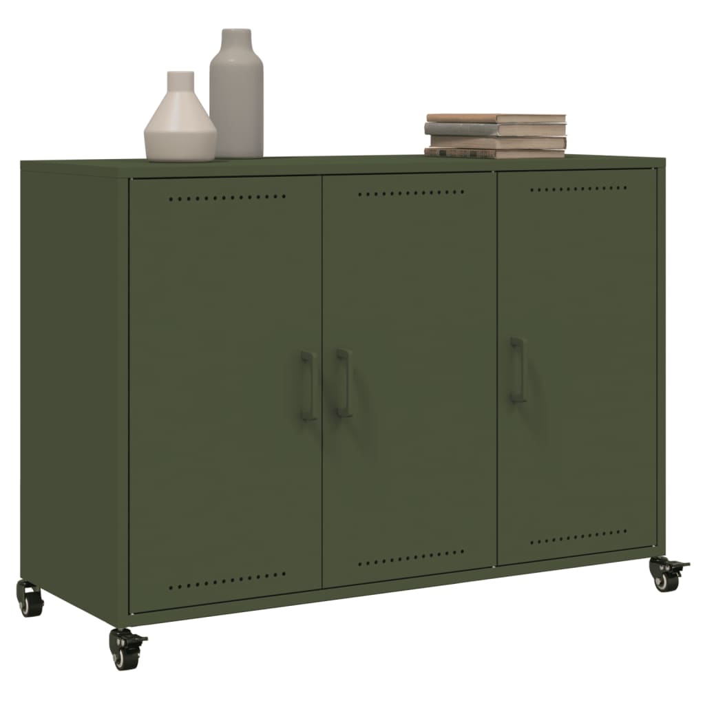Sideboard Olive 100.5X39X72 Cm Steel