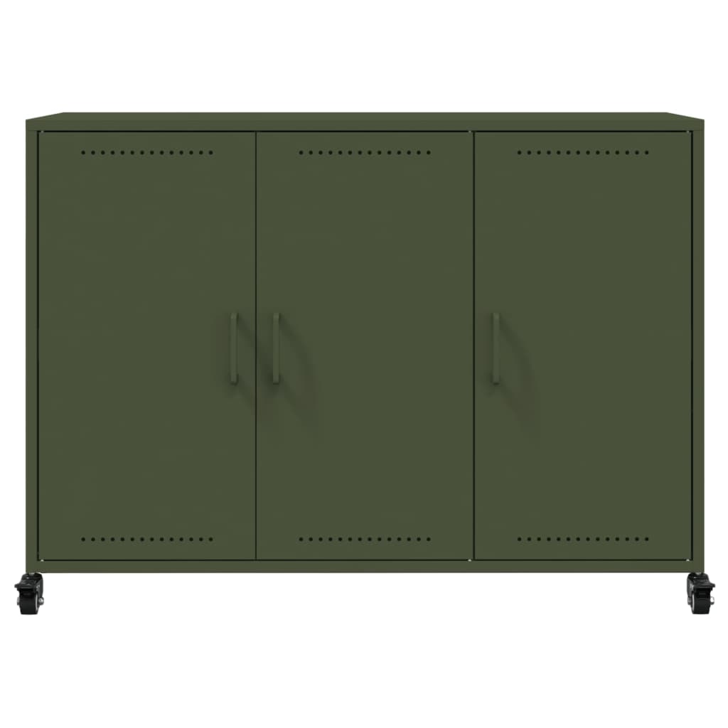 Sideboard Olive 100.5X39X72 Cm Steel