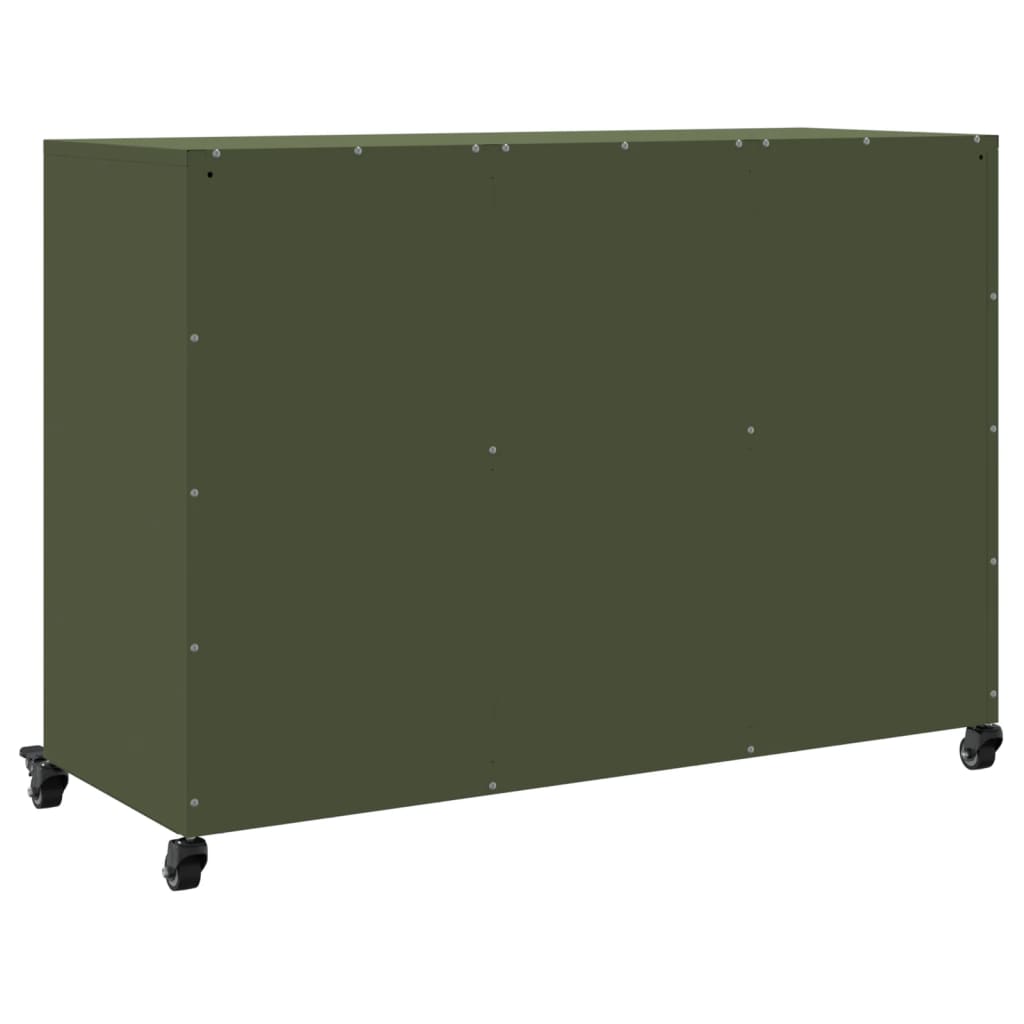 Sideboard Olive 100.5X39X72 Cm Steel
