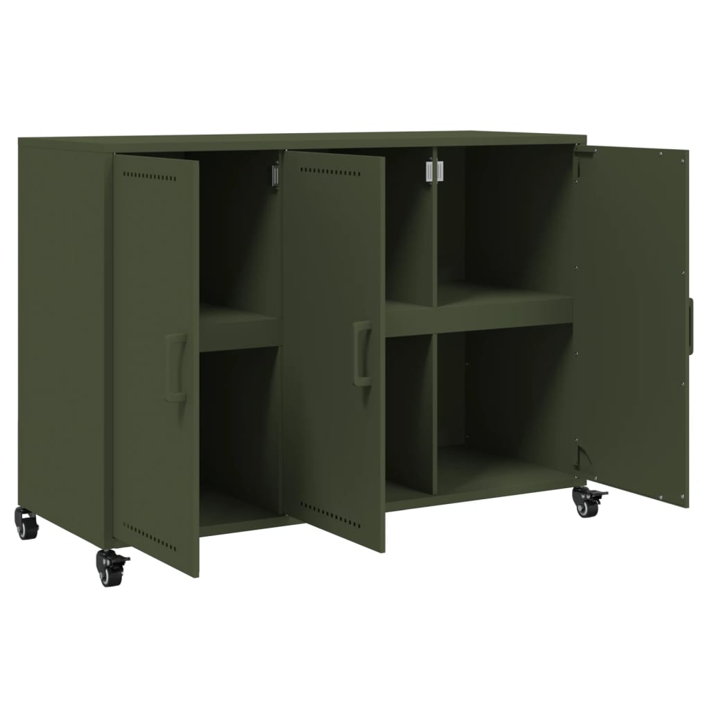 Sideboard Olive 100.5X39X72 Cm Steel