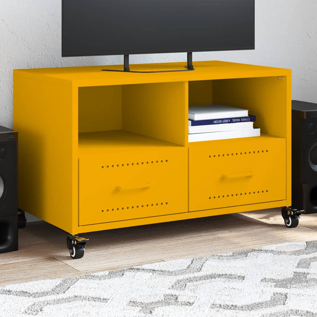 Tv Cabinet Olive 68X39X43.5 Cm Steel