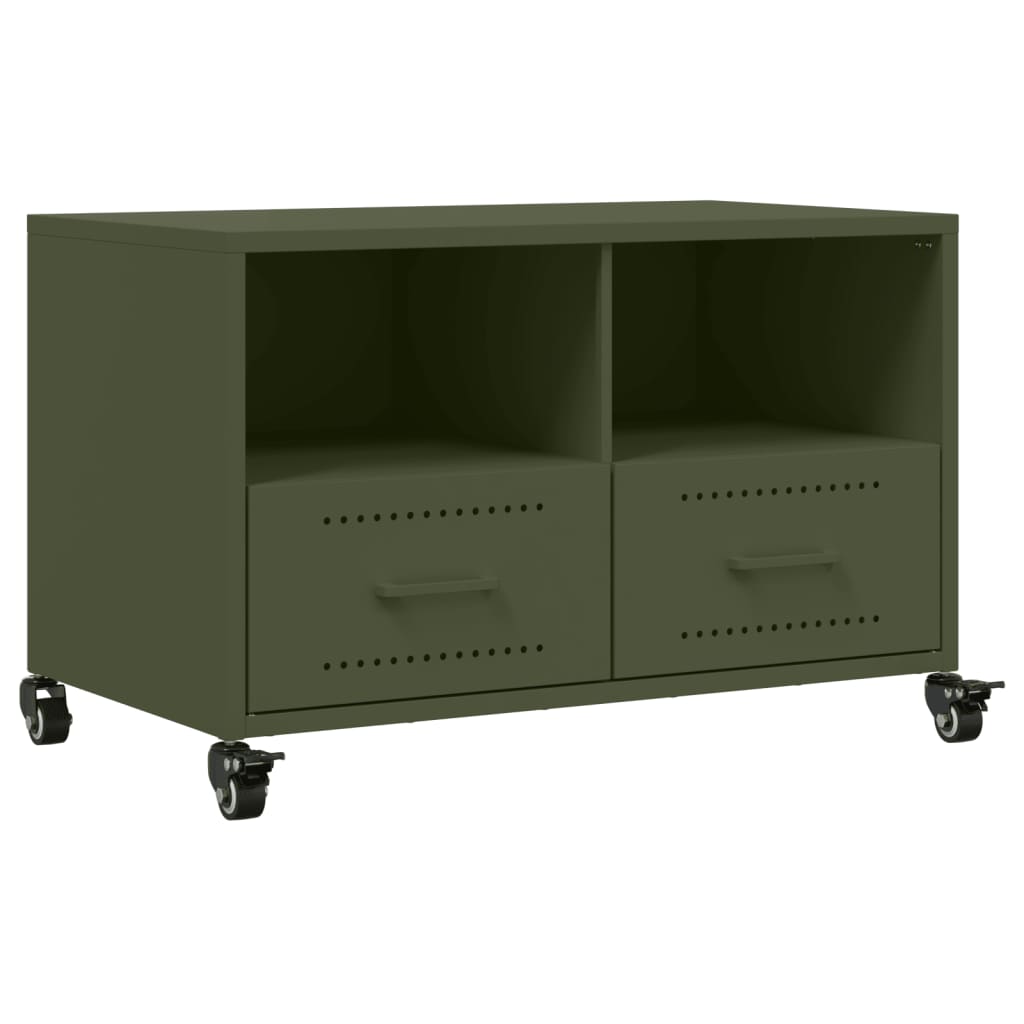 Tv Cabinet Olive 68X39X43.5 Cm Steel