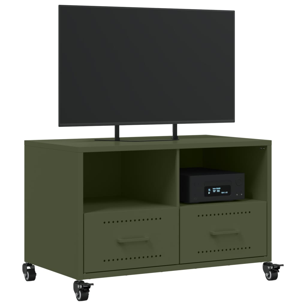Tv Cabinet Olive 68X39X43.5 Cm Steel