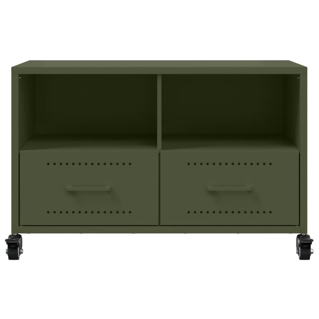 Tv Cabinet Olive 68X39X43.5 Cm Steel