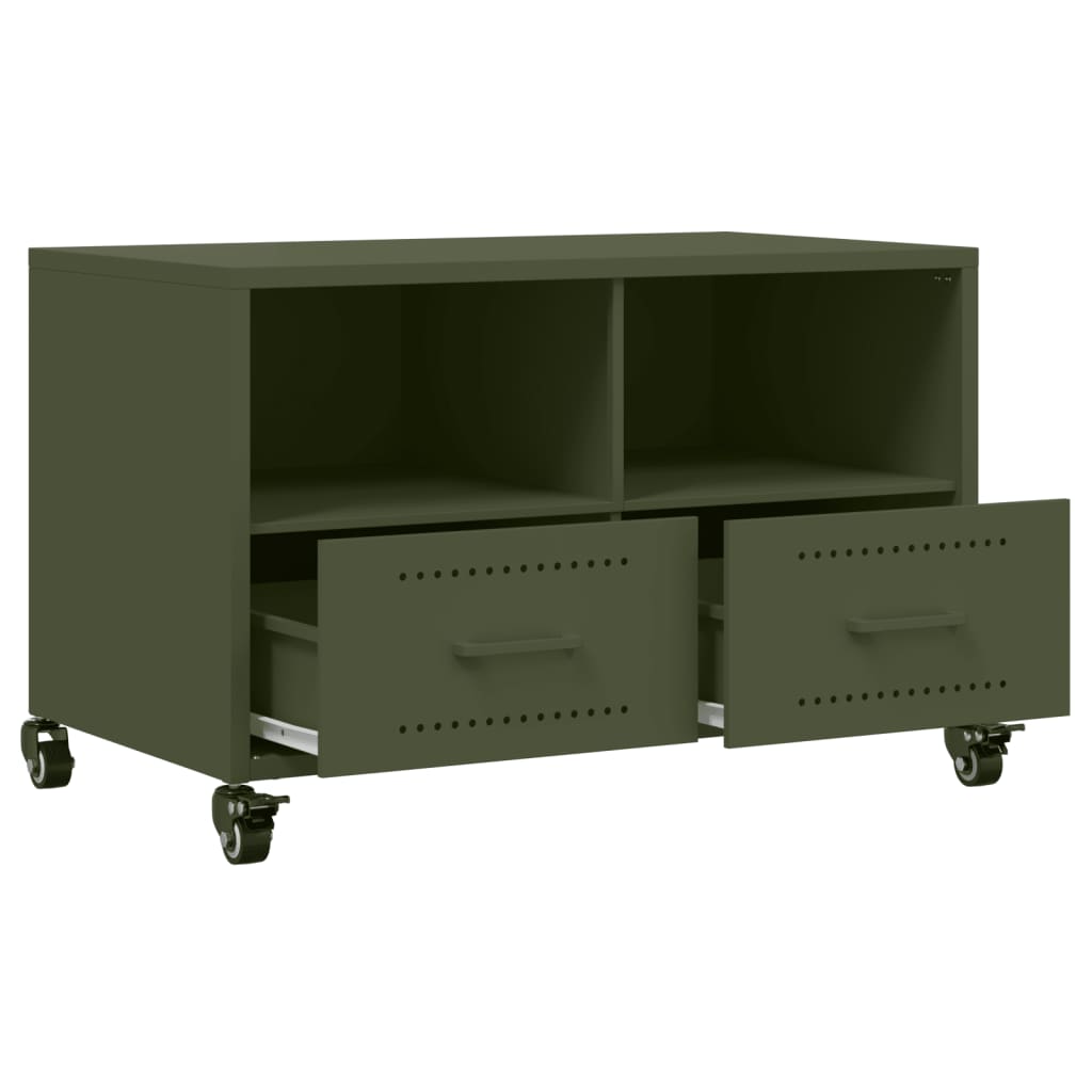 Tv Cabinet Olive 68X39X43.5 Cm Steel