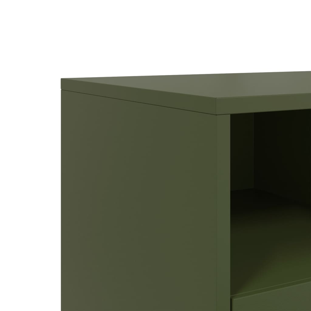 Tv Cabinet Olive 68X39X43.5 Cm Steel