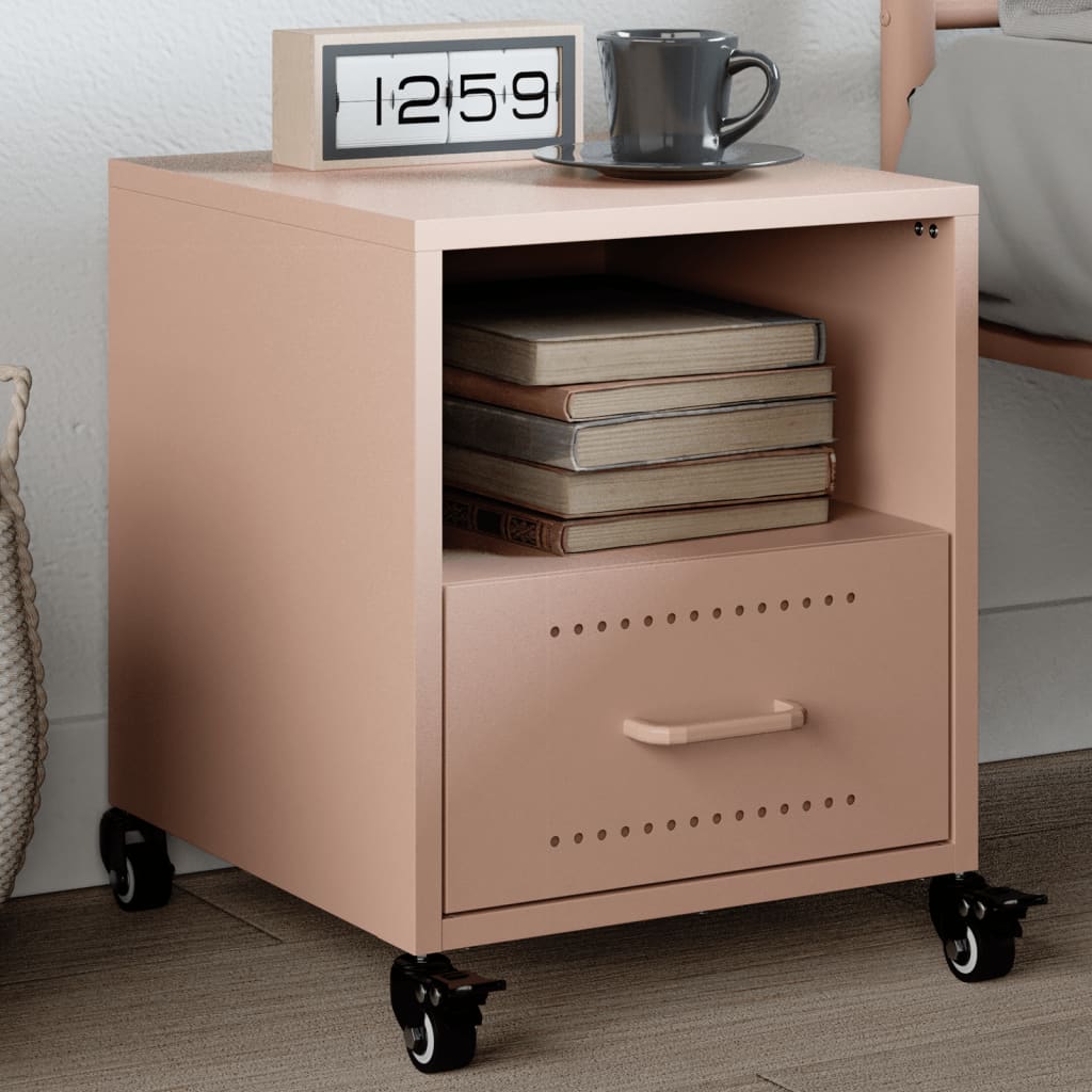 Bedside Cabinets 2 Pcs 36X39X43.5 Cm Steel