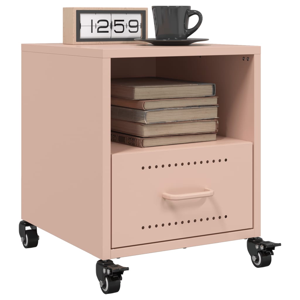 Bedside Cabinets 2 Pcs 36X39X43.5 Cm Steel