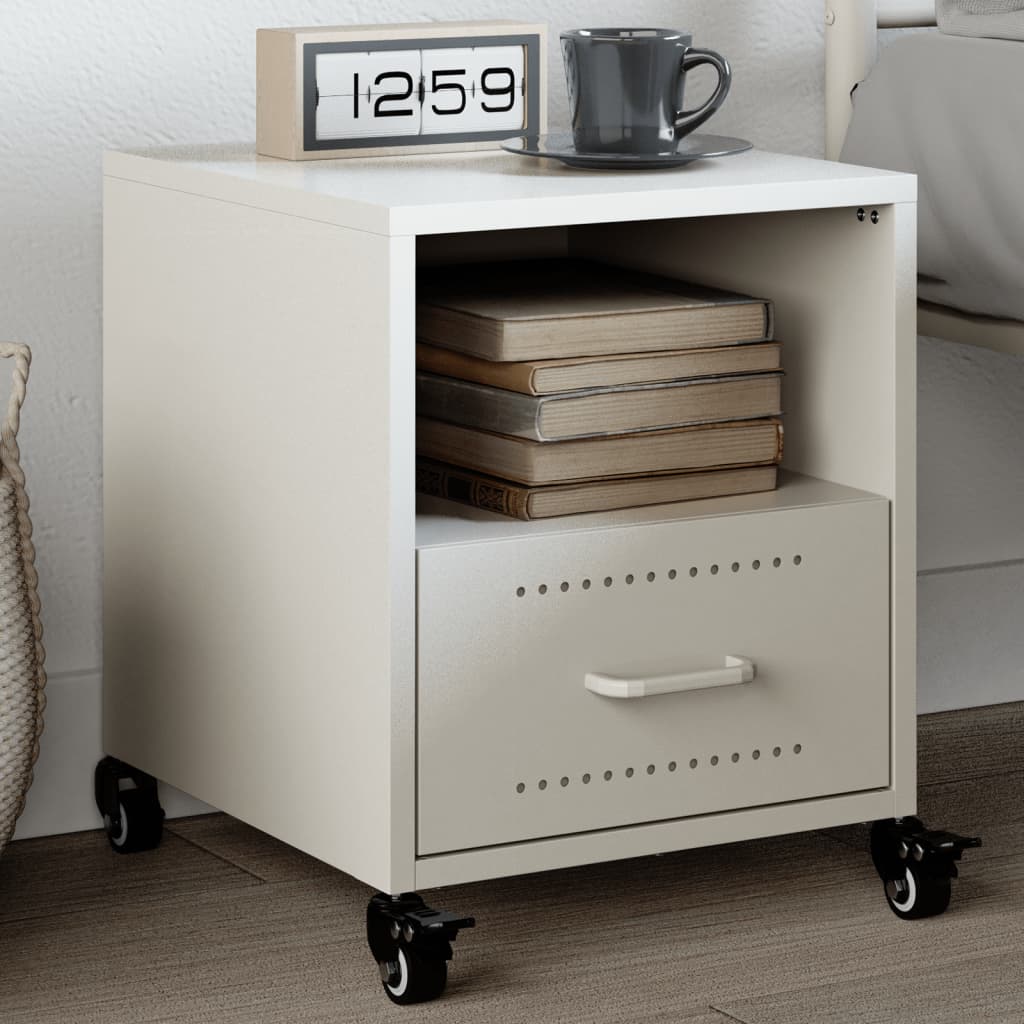Bedside Cabinets 2 Pcs 36X39X43.5 Cm Steel