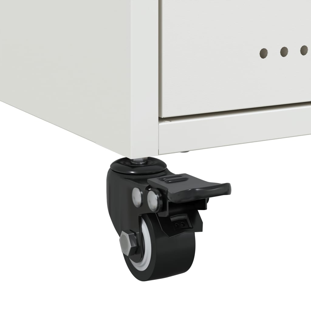 Bedside Cabinets 2 Pcs 36X39X43.5 Cm Steel