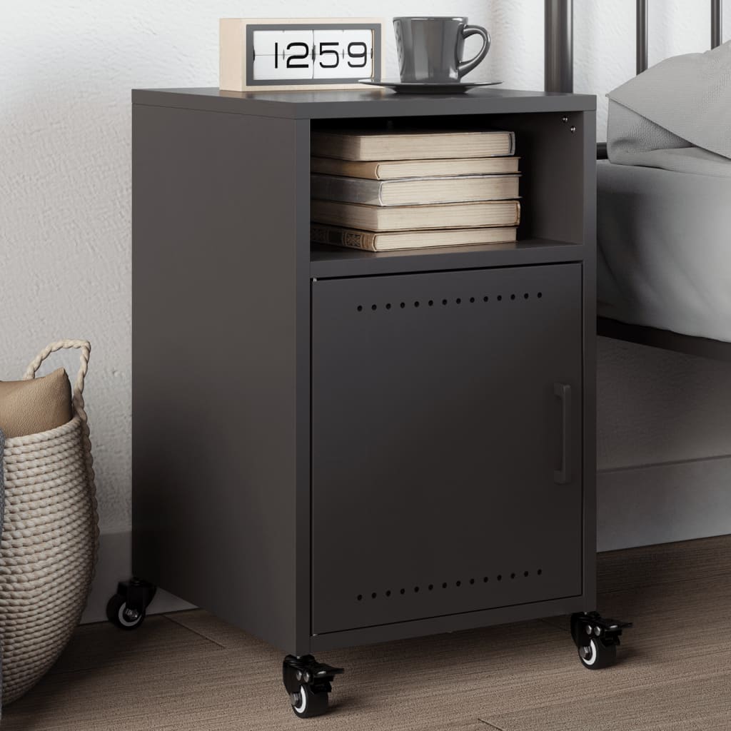 Bedside Cabinets 2 Pcs 36X39X59 Cm Steel