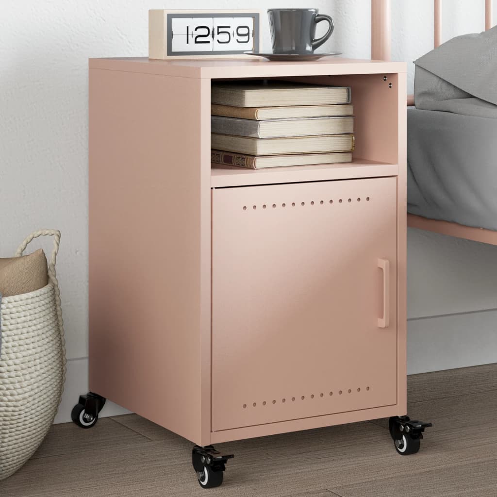 Bedside Cabinets 2 Pcs 36X39X59 Cm Steel