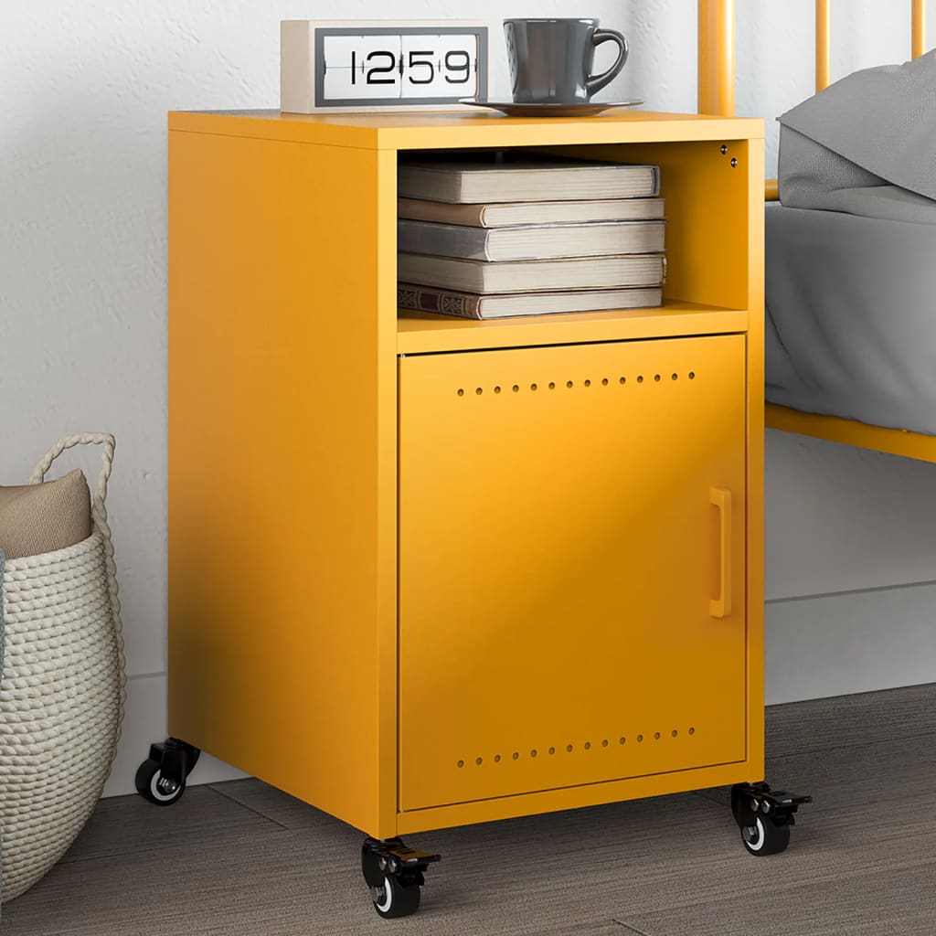 Bedside Cabinets 2 Pcs 36X39X59 Cm Steel