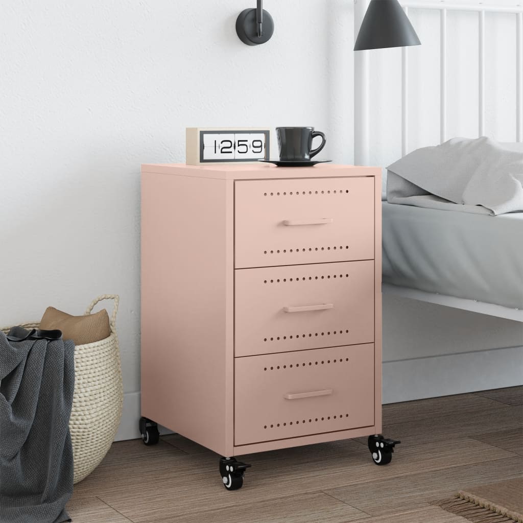 Bedside Cabinet 36X39X59 Cm Steel