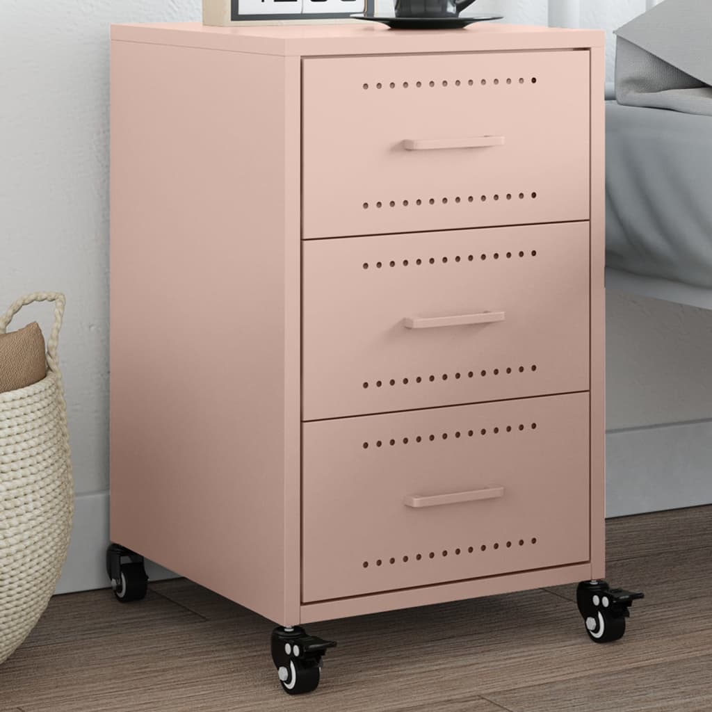 Bedside Cabinet 36X39X59 Cm Steel