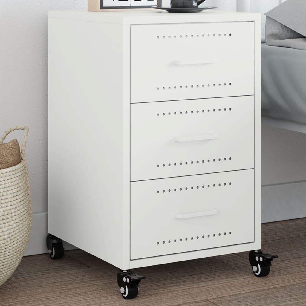 Bedside Cabinet 36X39X59 Cm Steel
