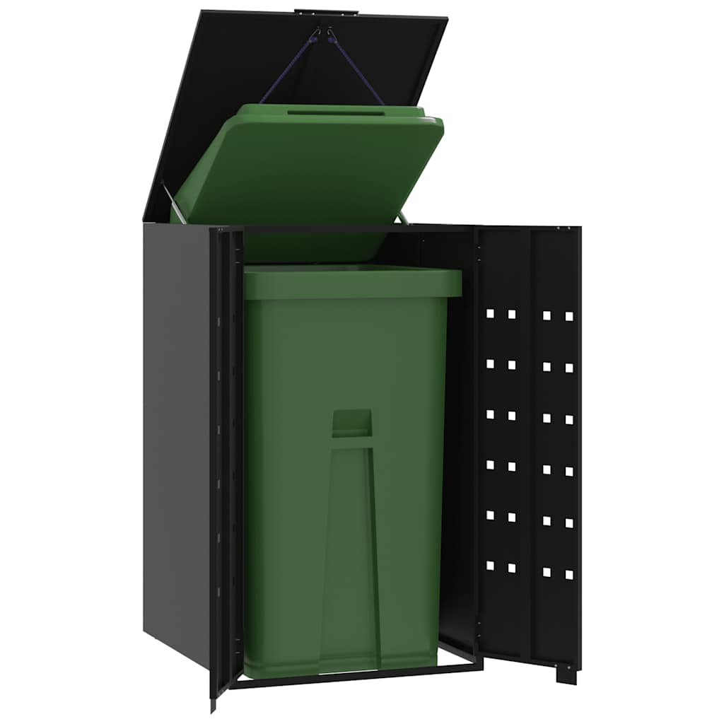 Wheelie Bin Storage For 5 Bins 345X79X117 Cm Steel