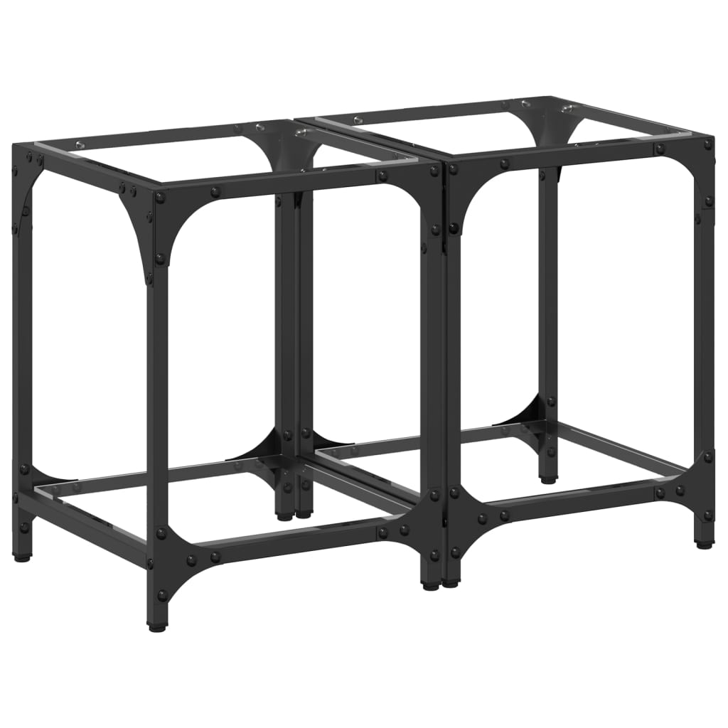 Coffee Tables With Top 2 Pcs Steel