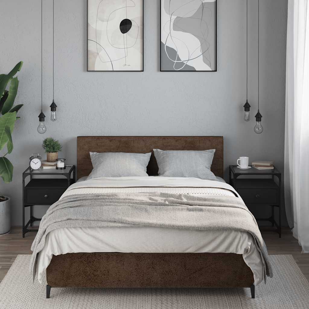 Bedside Cabinets 2 Pcs 40X40X55 Cm Engineered Wood