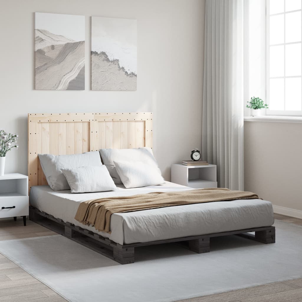 Bed Frame Without Mattress With Headboard Solid Wood