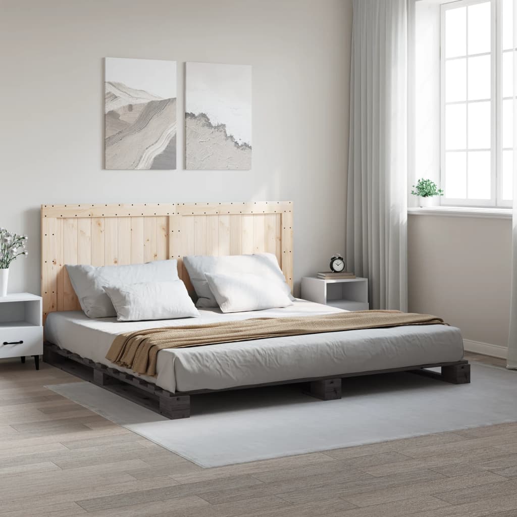 Bed Frame Without Mattress With Headboard Solid Wood