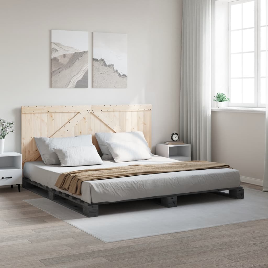 Bed Frame Without Mattress With Headboard Solid Wood