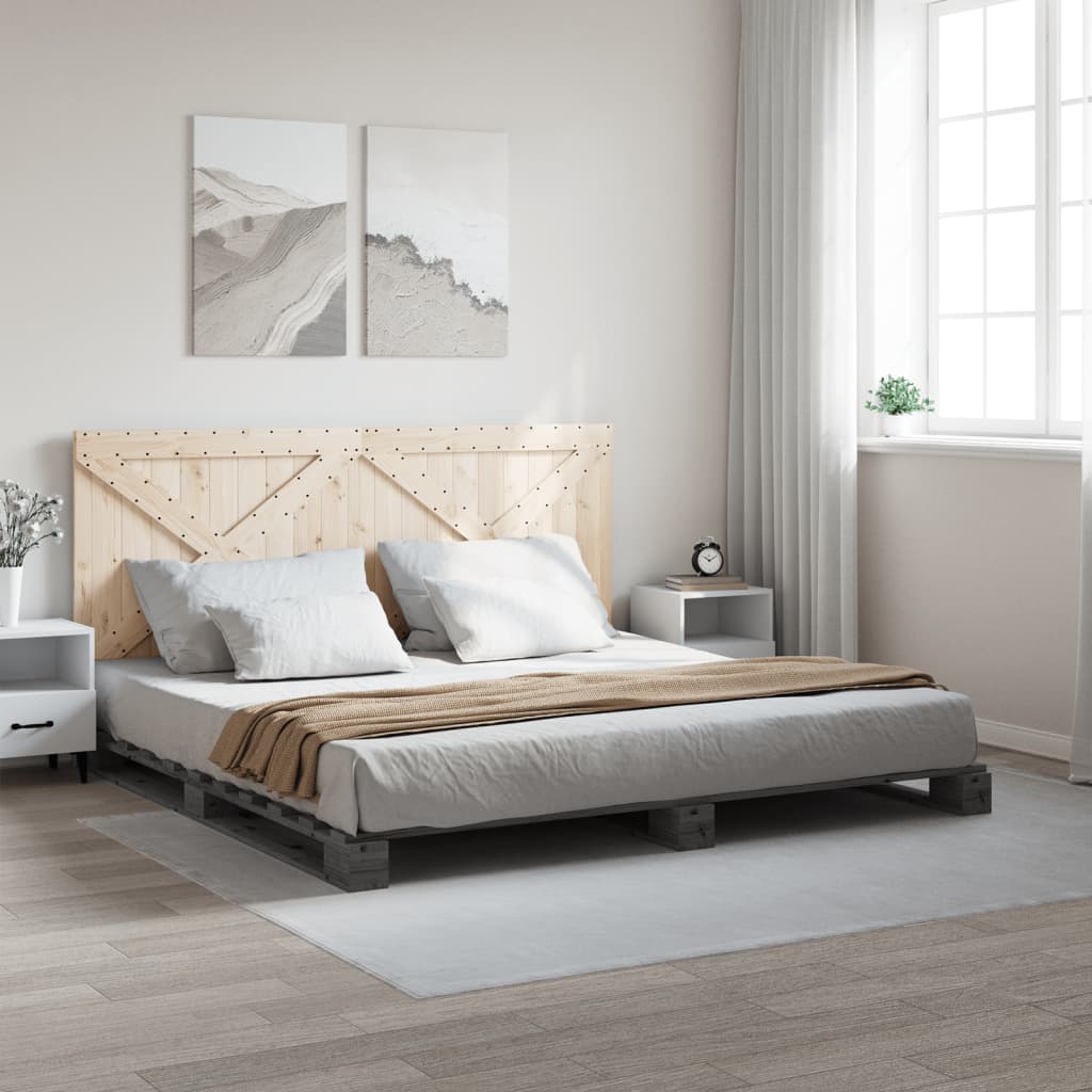 Bed Frame Without Mattress With Headboard Solid Wood