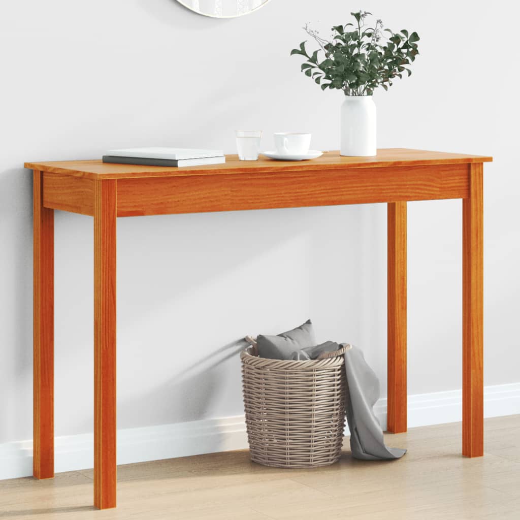 Console Table 110X40X75 Cm Solid Wood Pine