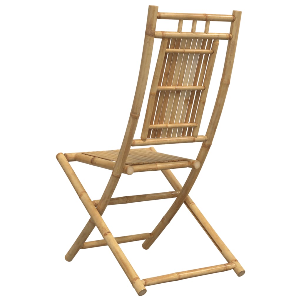 Folding Garden Chairs 2 Pcs 46X66X99 Cm Bamboo
